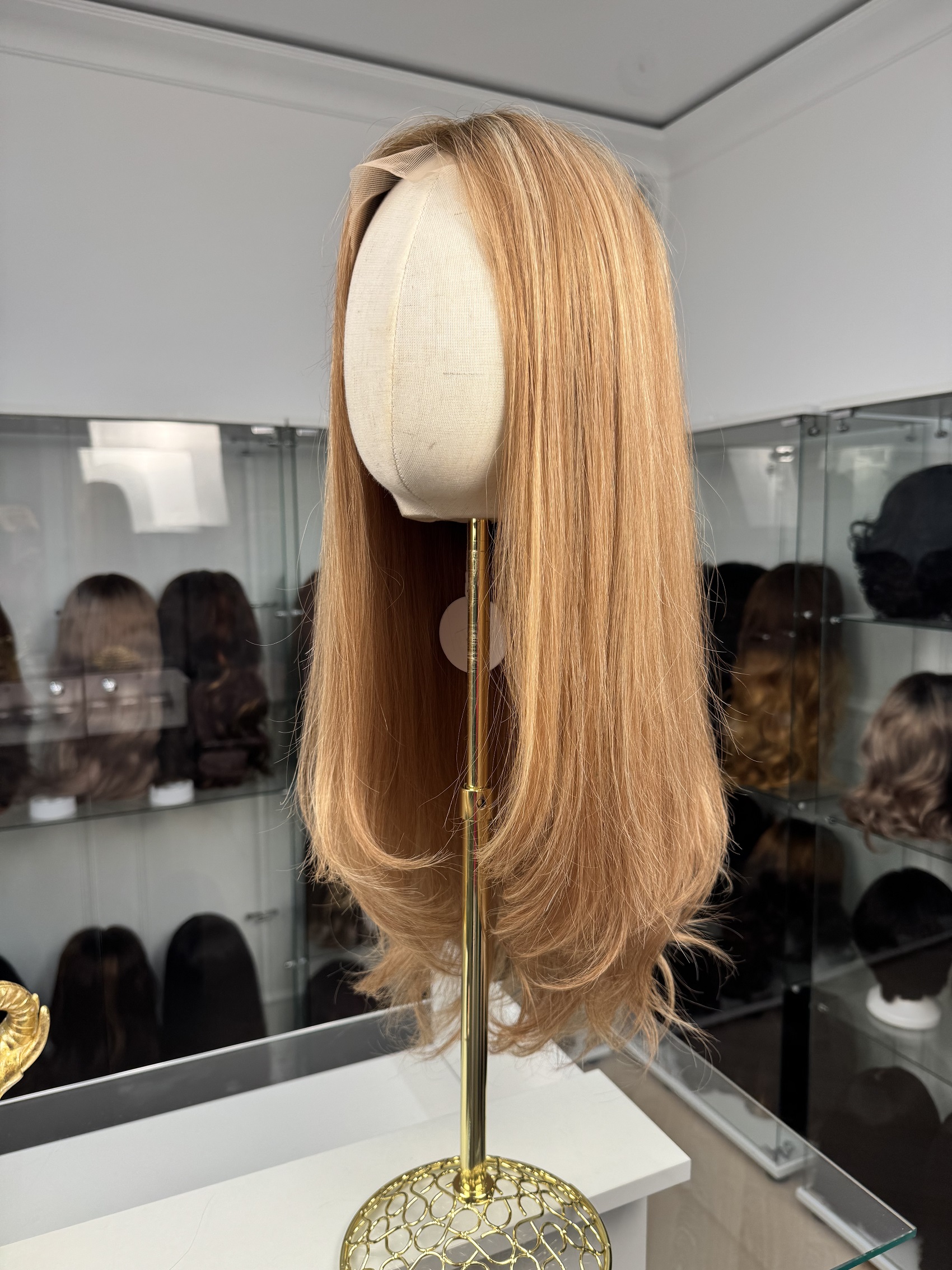 Naturalna peruka medyczna – Lace Front, imitacja skóry głowy